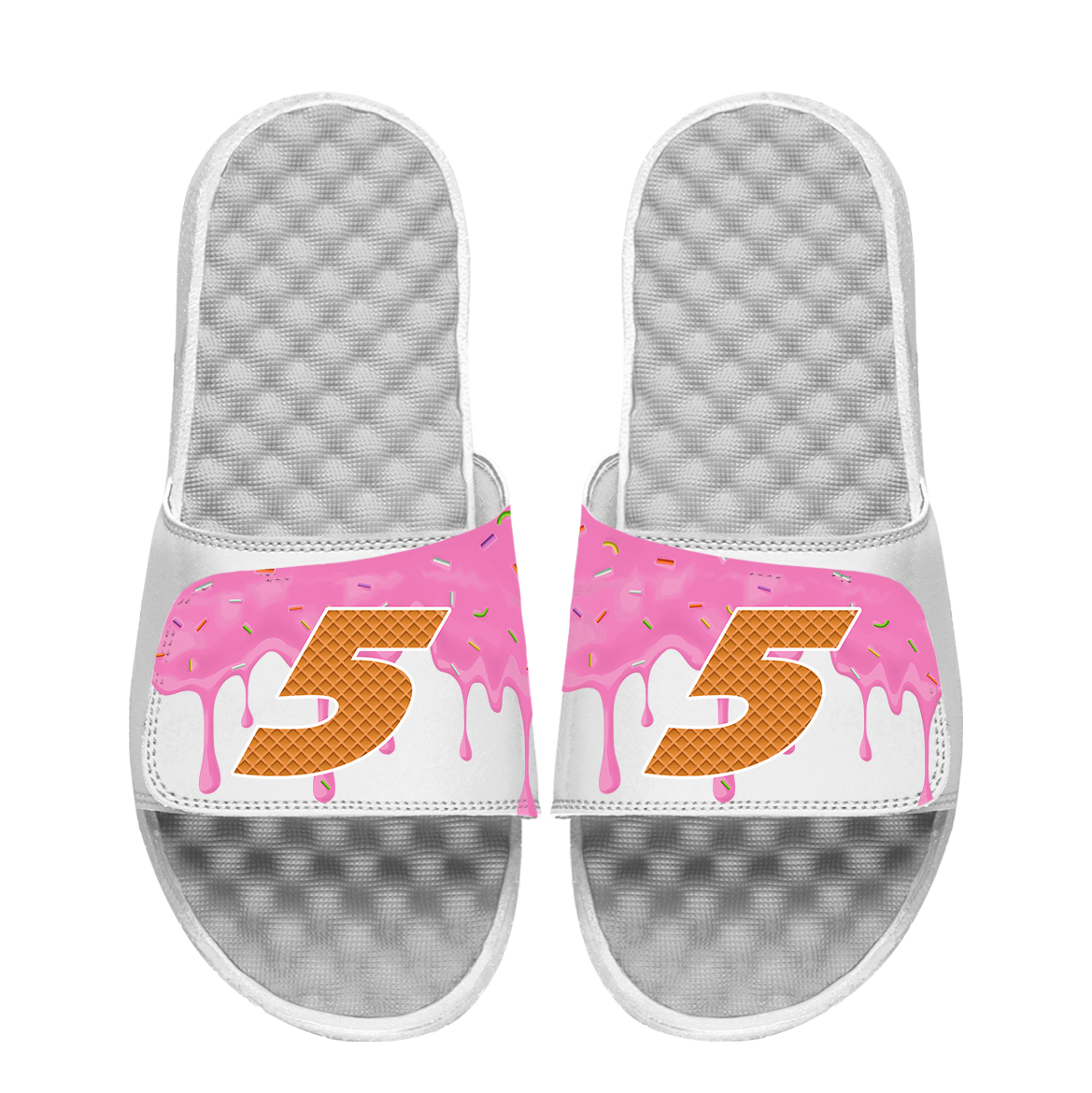 Kyle Larson Ice Cream Drip Slide Sandals
