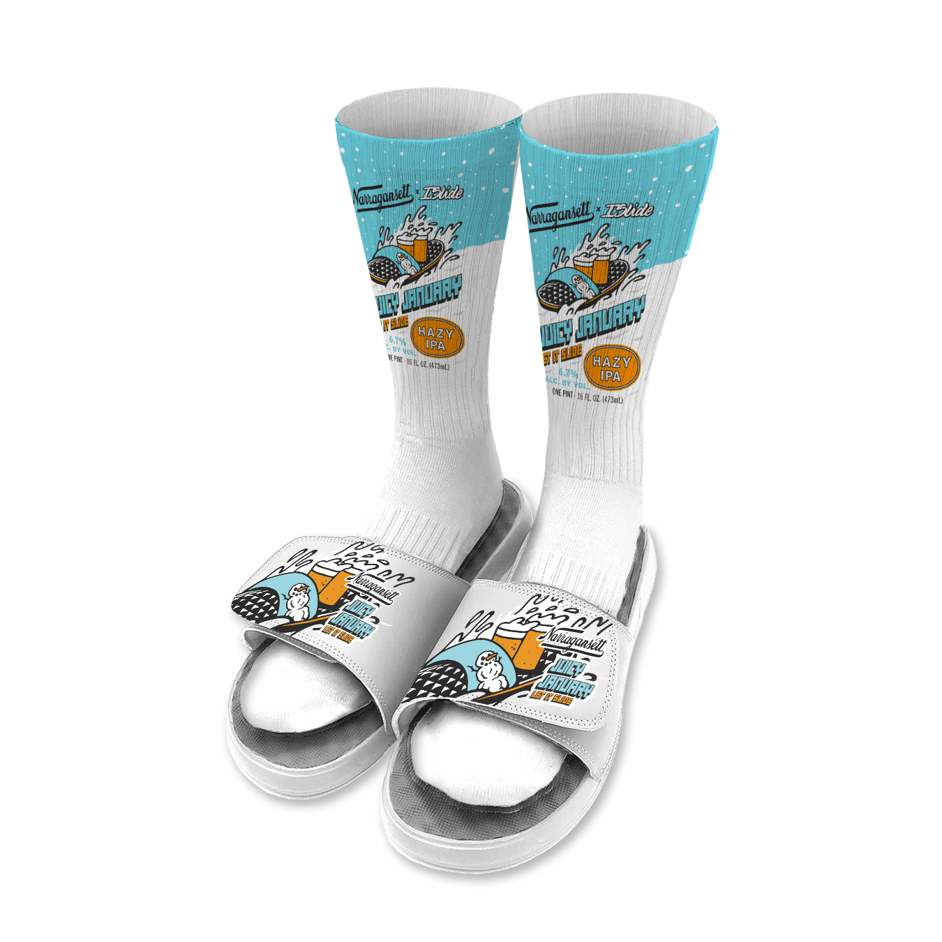 Narragansett x ISlide Juicy January Sock Bundle