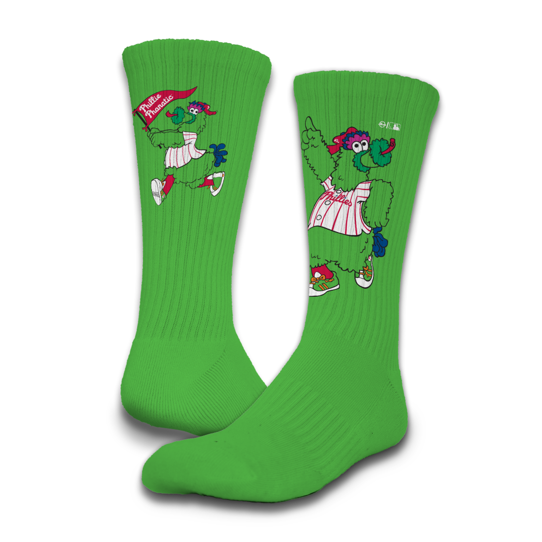 Phillie Phanatic Split Socks - Green