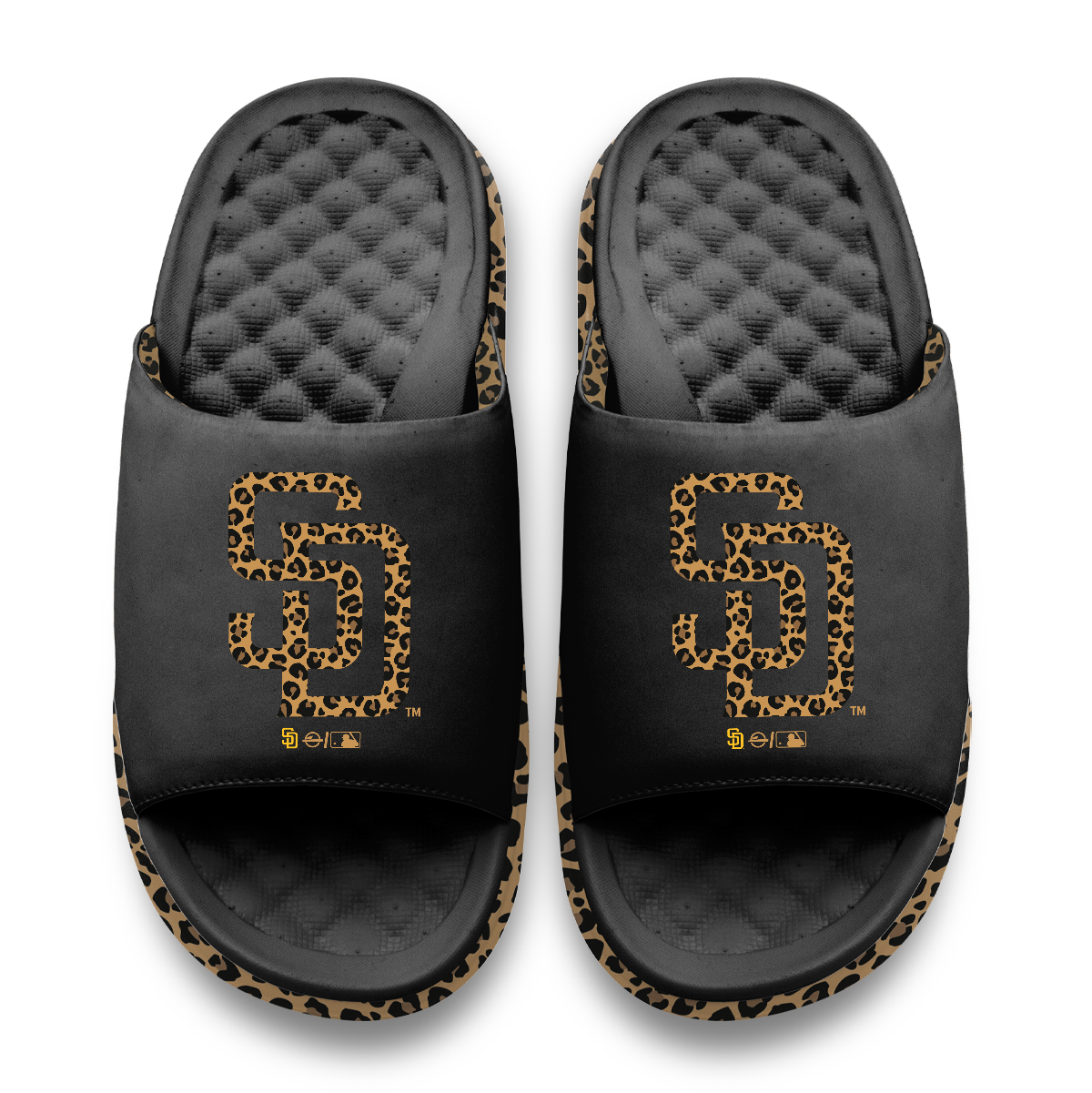 San Diego Padres Cheetah Dip Motive Slide Sandles