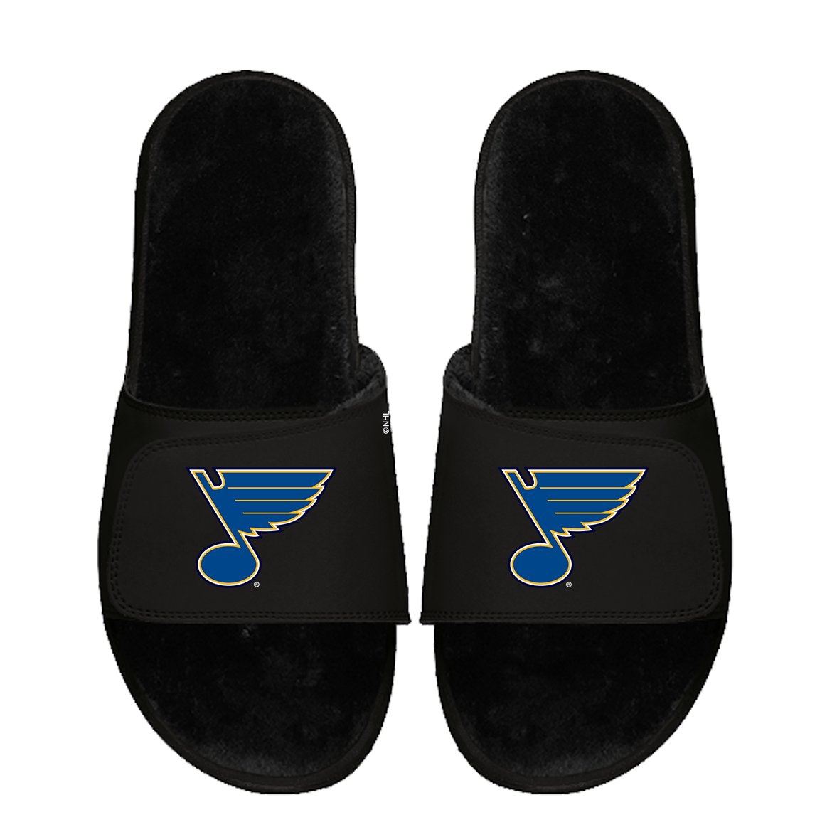 St. Louis Blues ISlide Robe & Slippers Bundle - Black