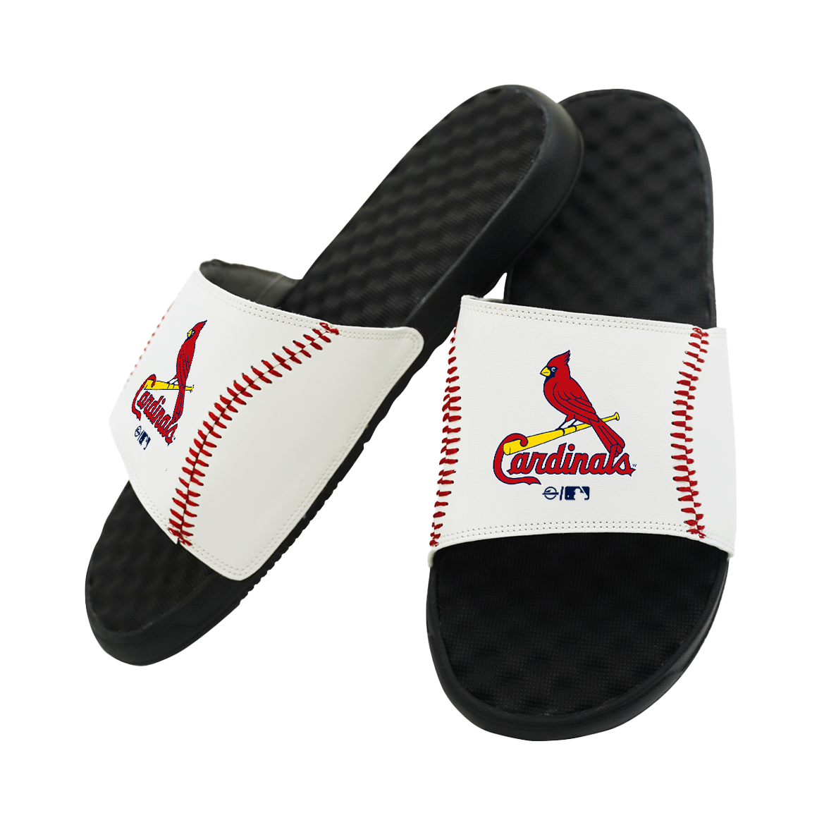 St. Louis Cardinals Baseball Stitch Slide Sandals