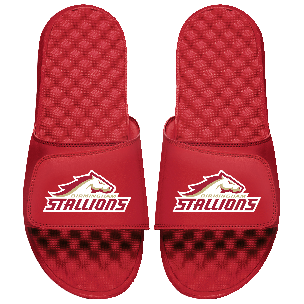 Birmingham Stallions Primary Logo Stack Slide Sandals