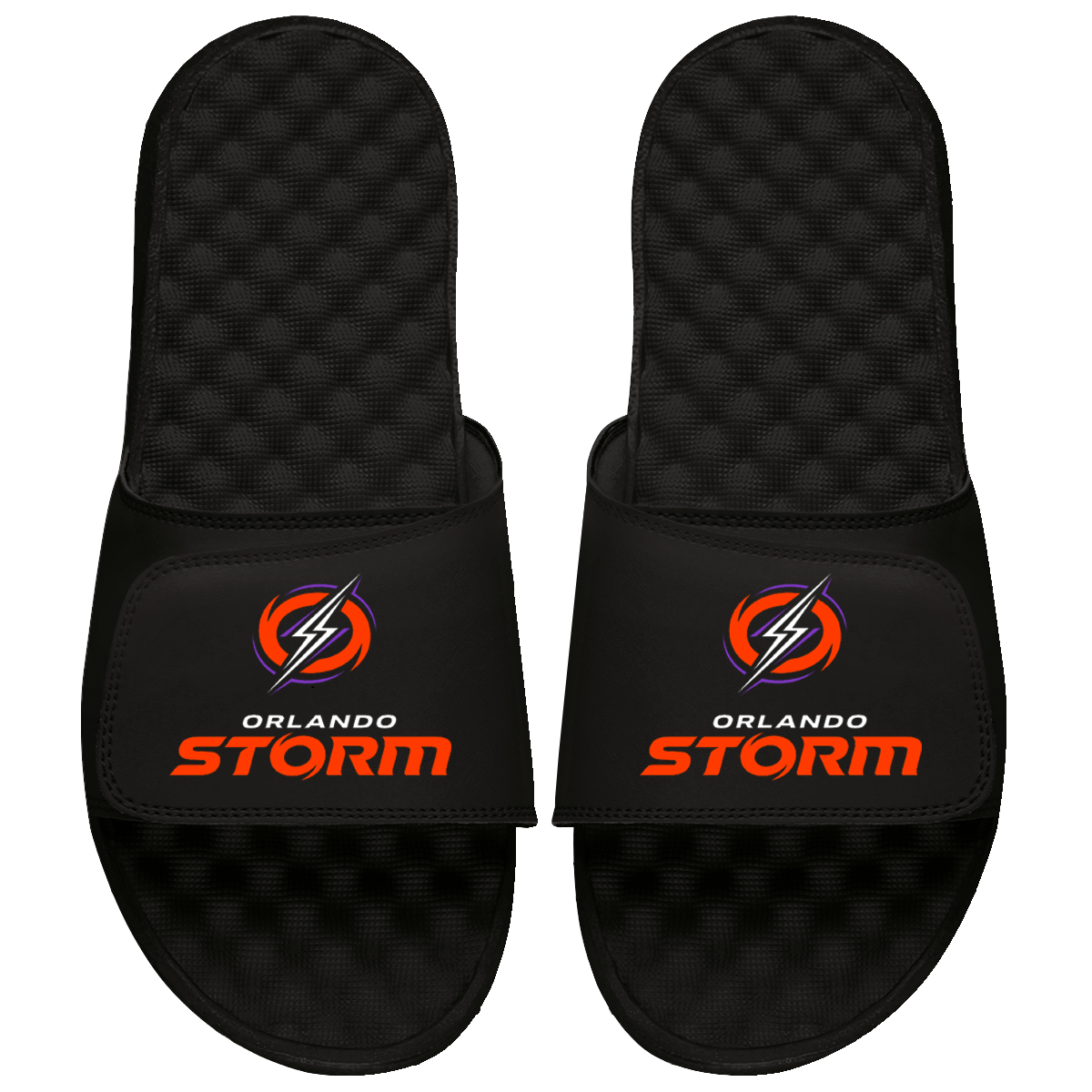 Orlando Storm Primary Logo Stack Slide Sandals