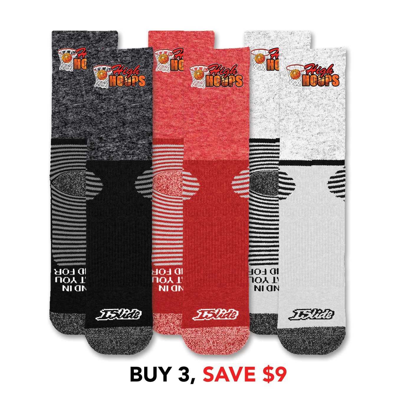 High Hoops Primary Socks Bundle