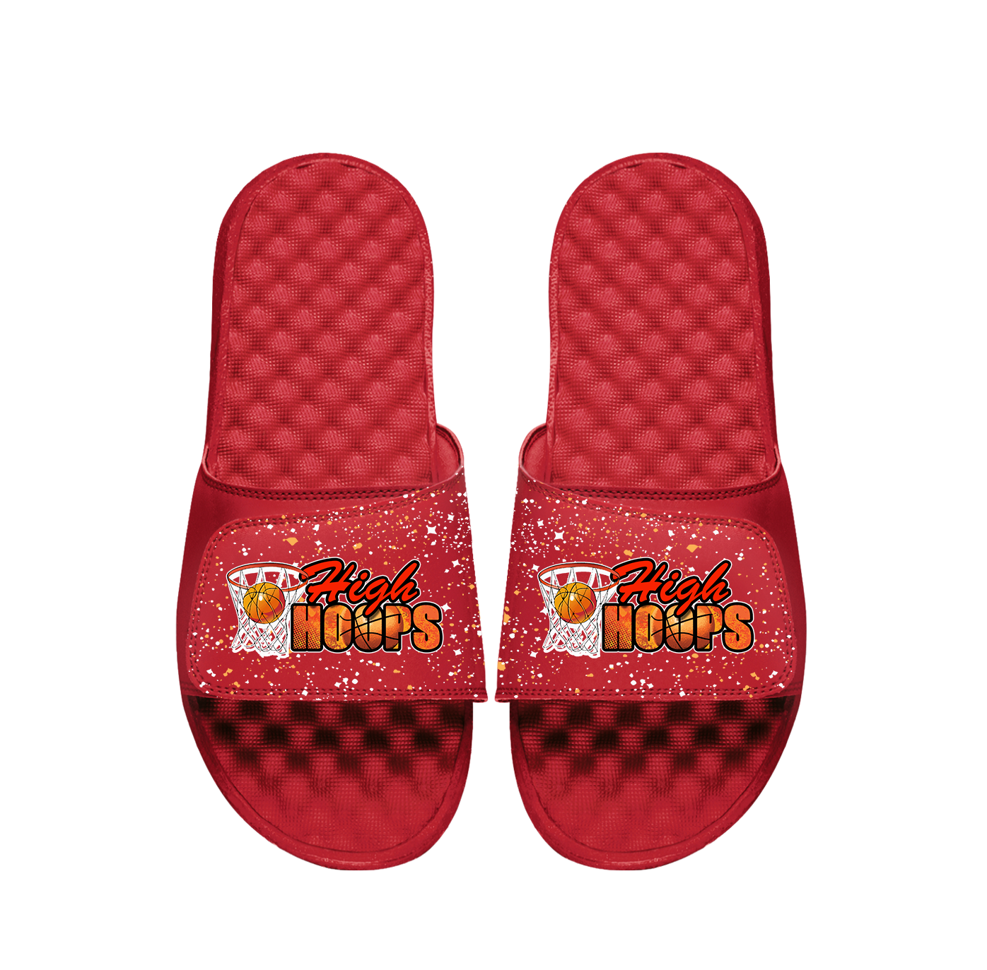 High Hoops Speckle PERSONALIZE Slides