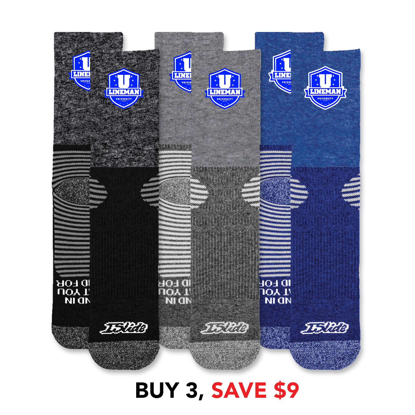 LinemanU Primary Socks Bundle