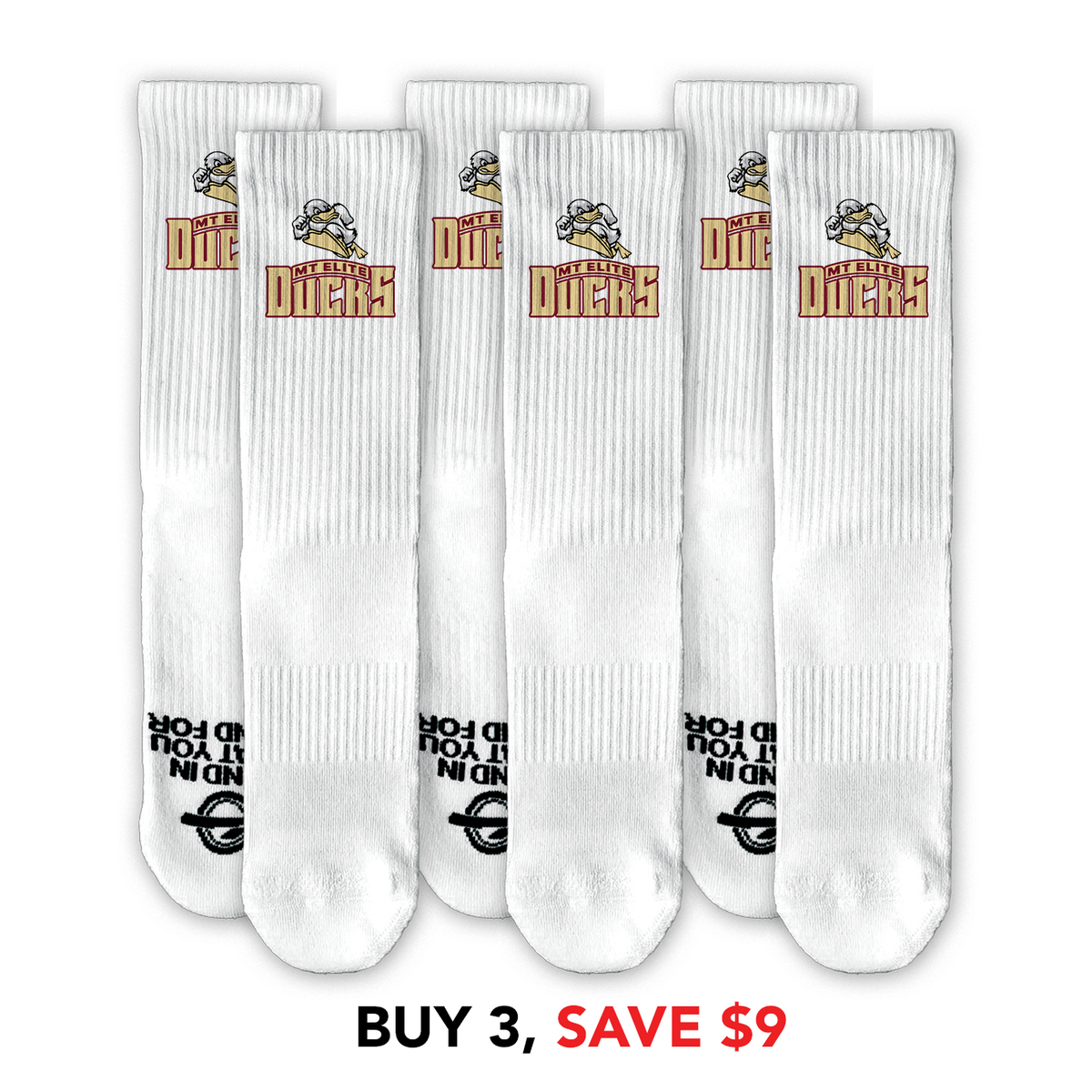 MT Elite Ducks Lifestyle Socks Bundle