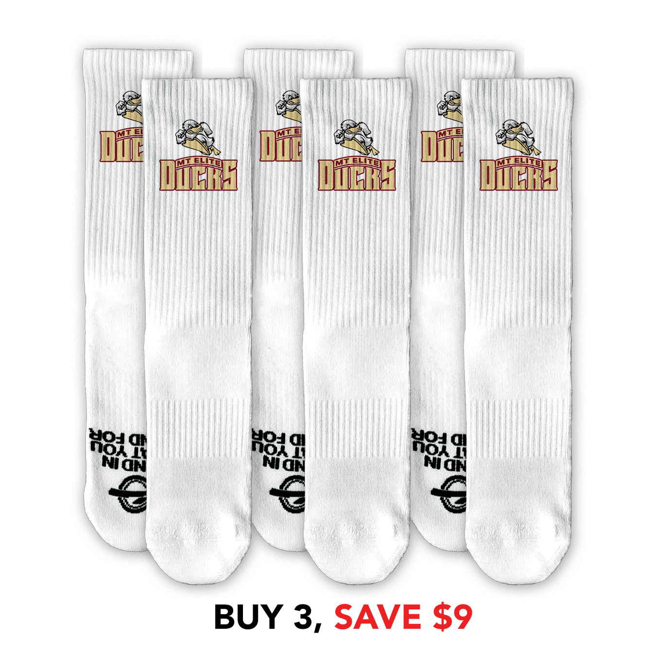 MT Elite Ducks Lifestyle Socks Bundle