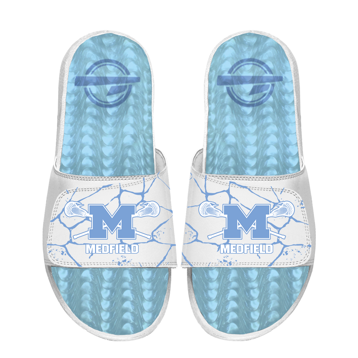 Medfield Lacrosse White Ice Wave Gel