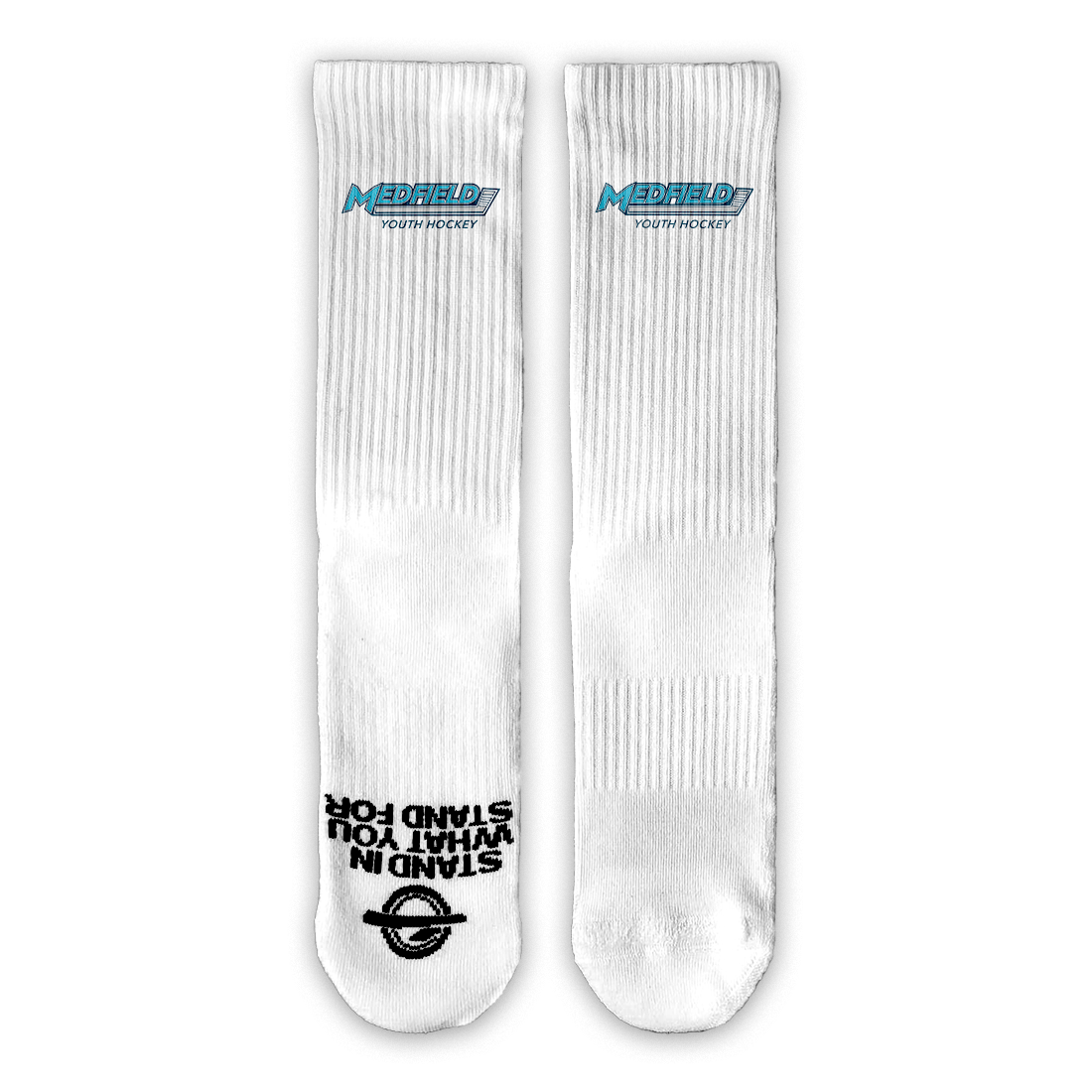 Medfield Youth Hockey Lifestyle Socks ISlide