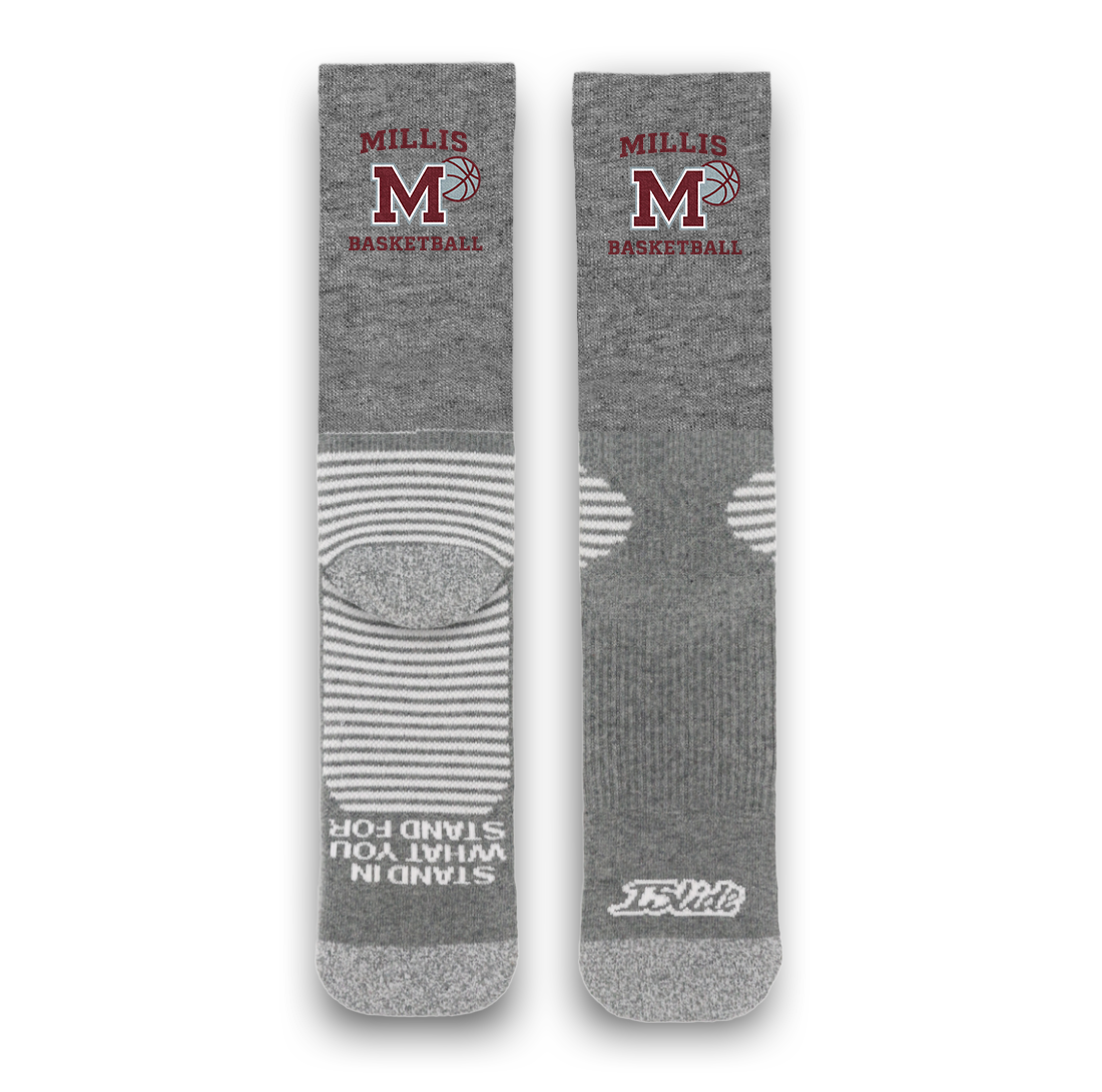 Millis Basketball Athletic Sock