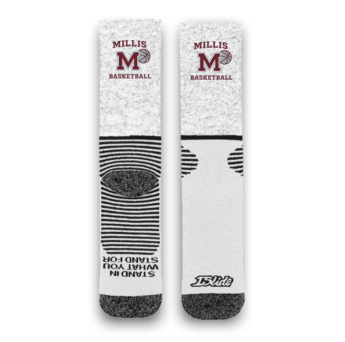 Millis Basketball Athletic Sock