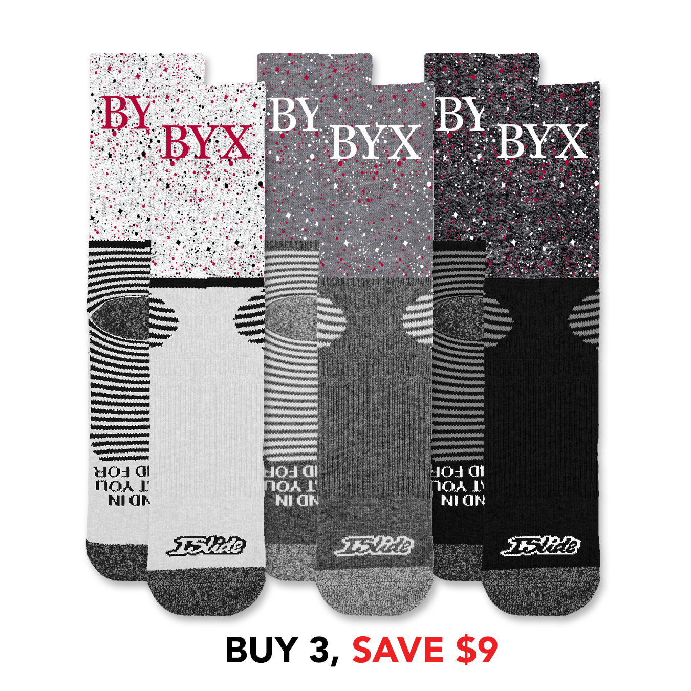 Oklahoma BYX Speckle Socks Bundle