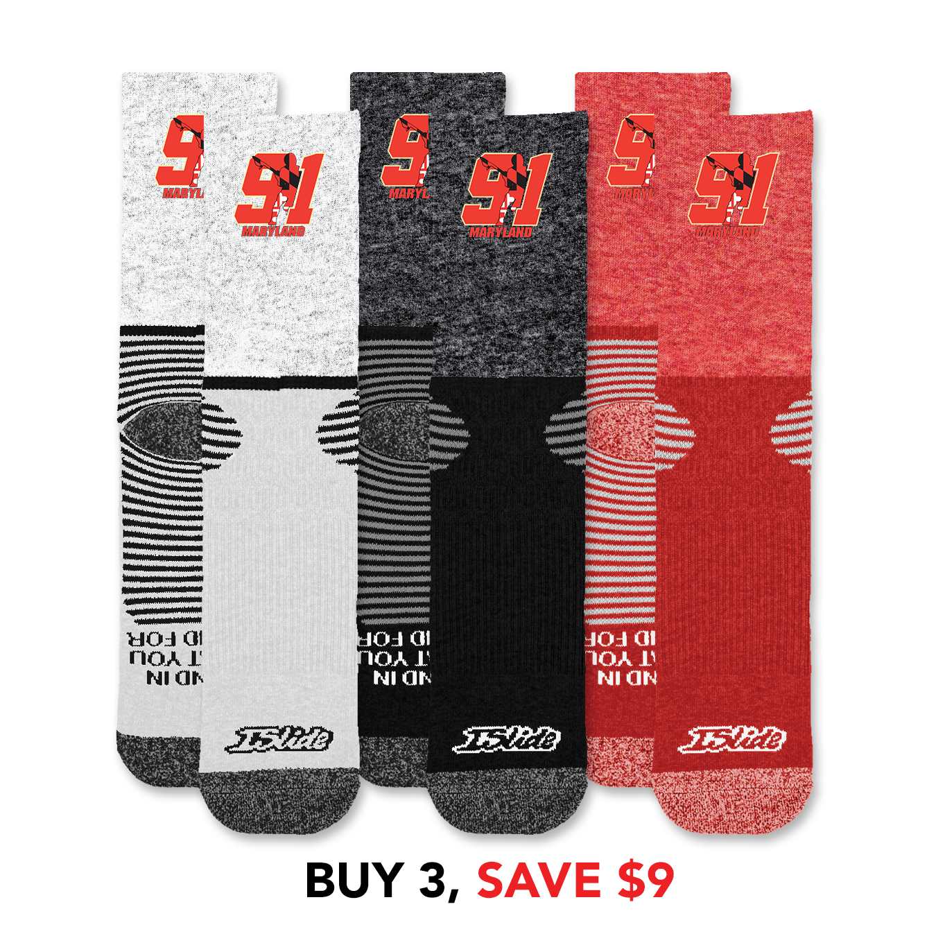 Team 91 Maryland Primary Socks Bundle