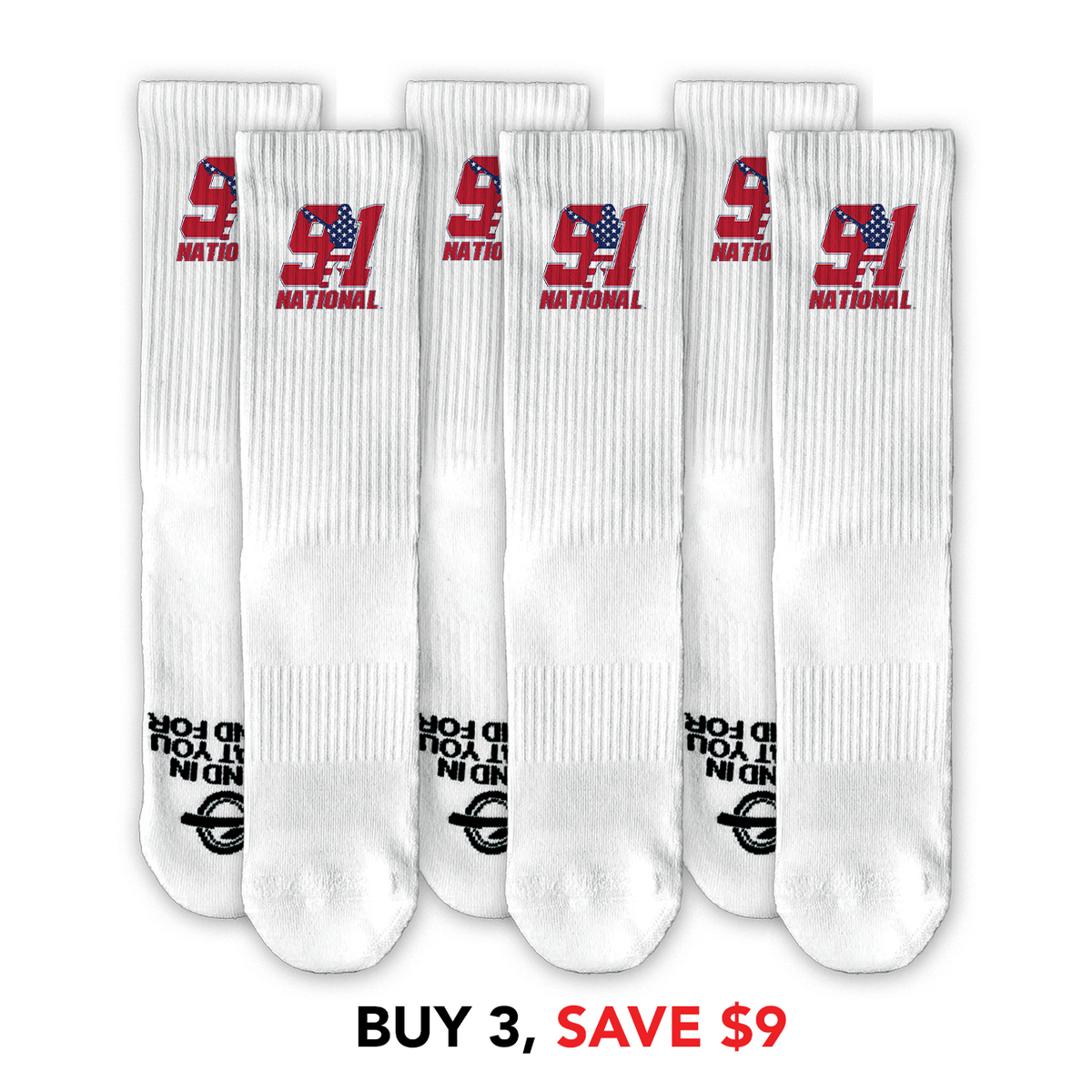 Team 91 National Boys Lifestyle Socks Bundle