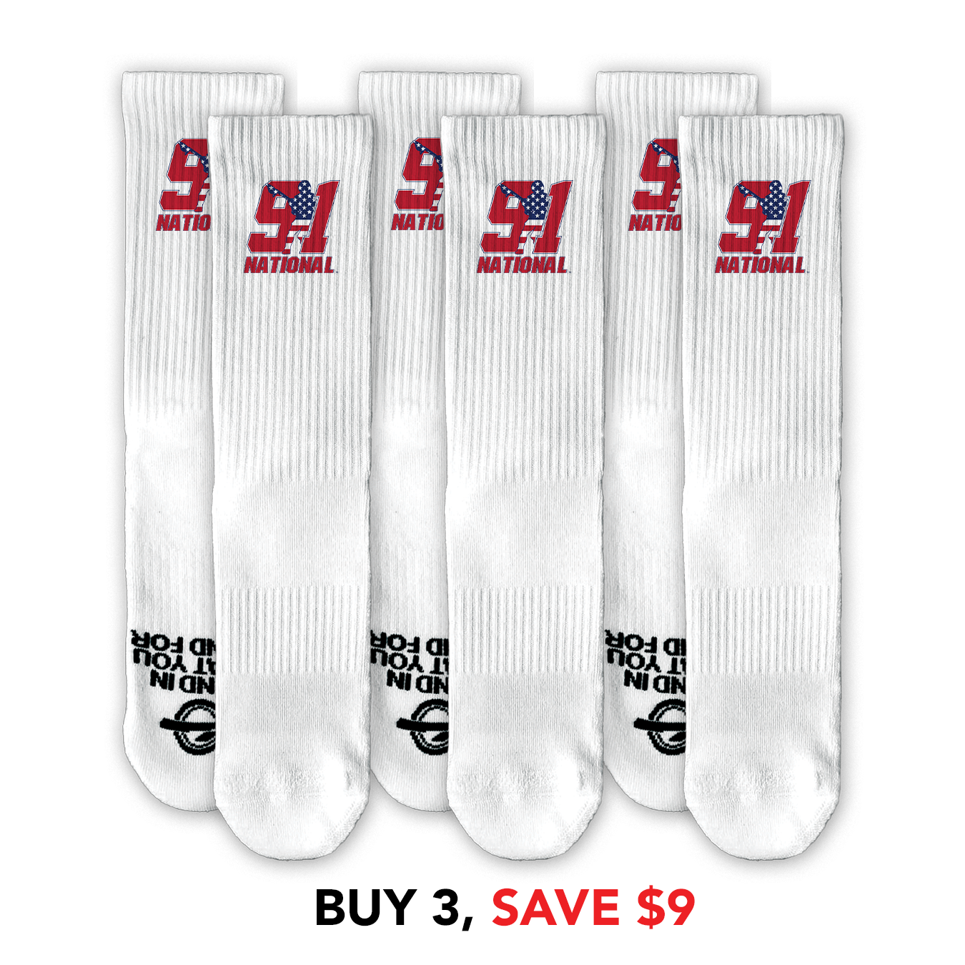 Team 91 National Boys Lifestyle Socks Bundle
