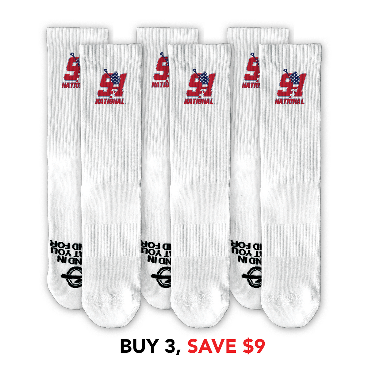 Team 91 National Girls Lifestyle Socks Bundle