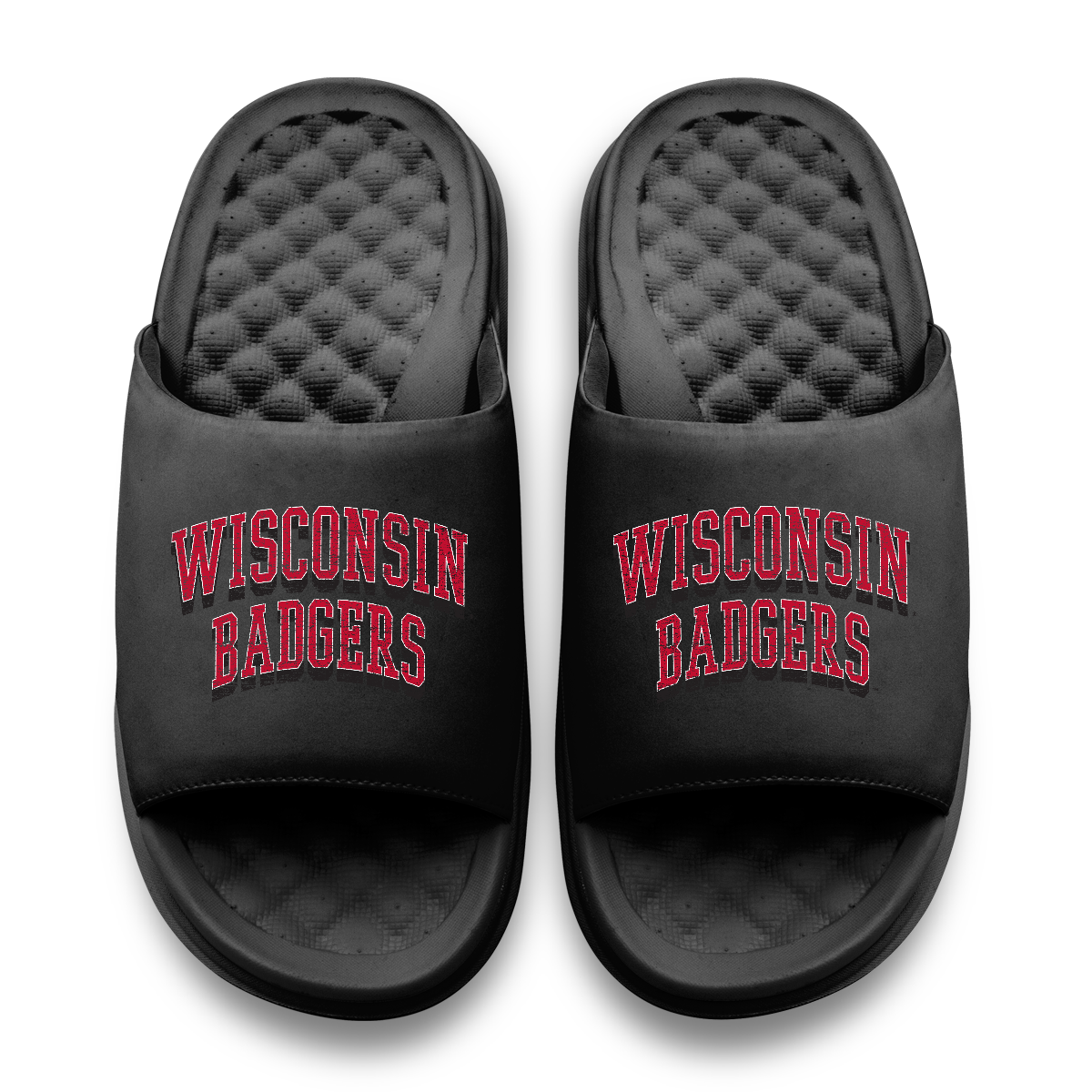Wisconsin Badgers Stacked ISlide x Gameday Couture