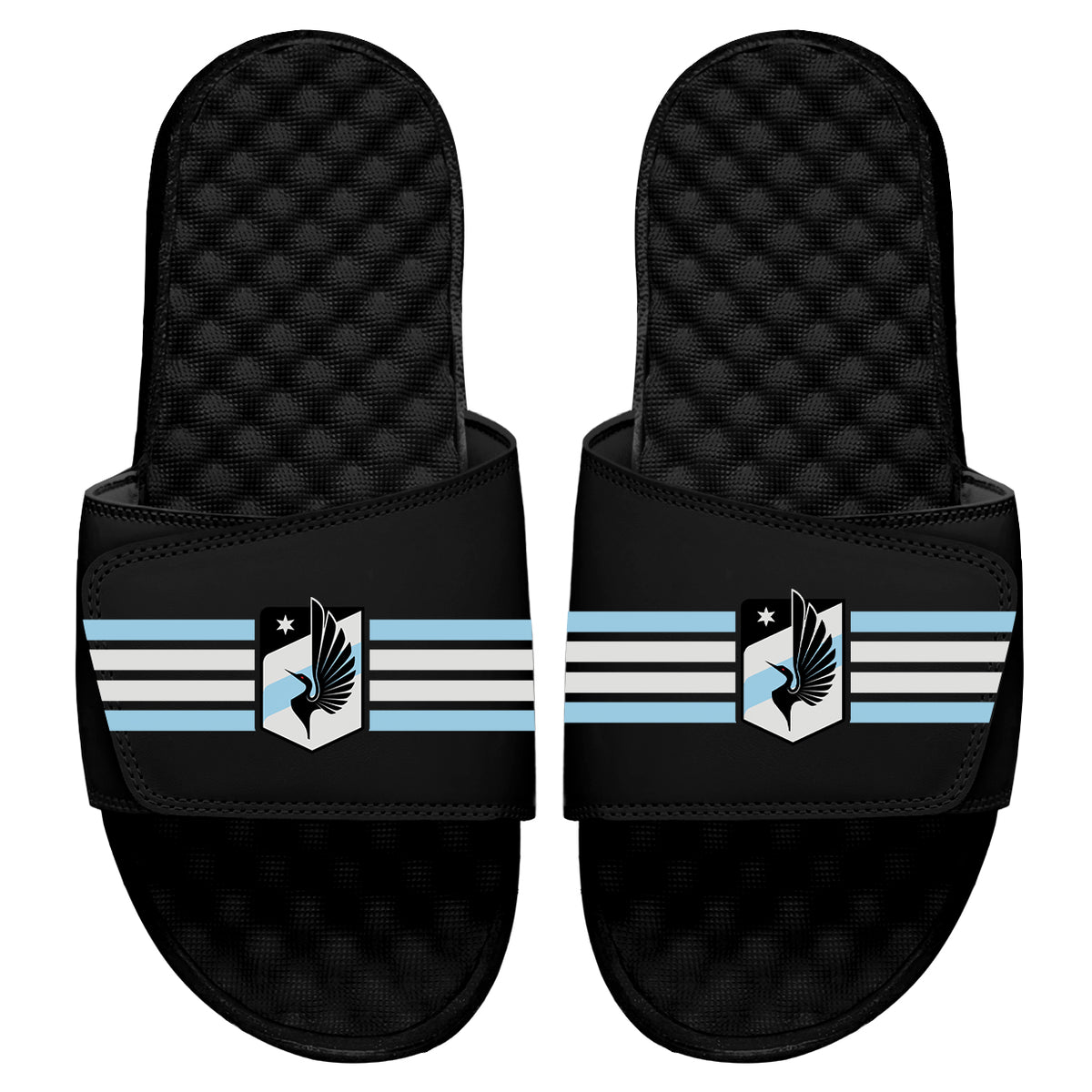 Minnesota United FC Stripes Slides