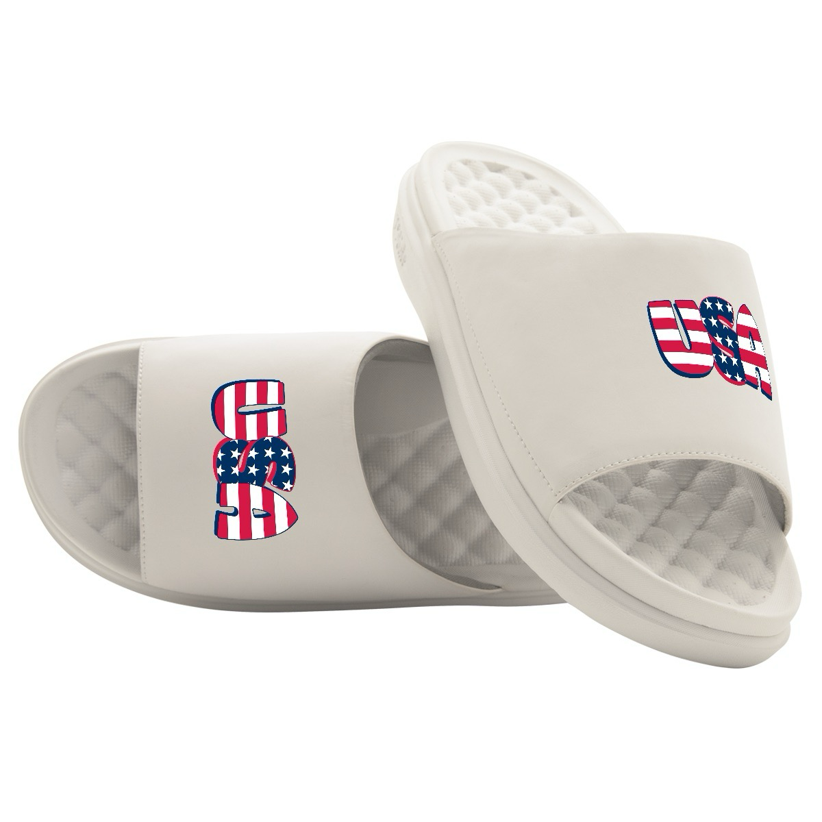 USA Flag Wordmark Motive