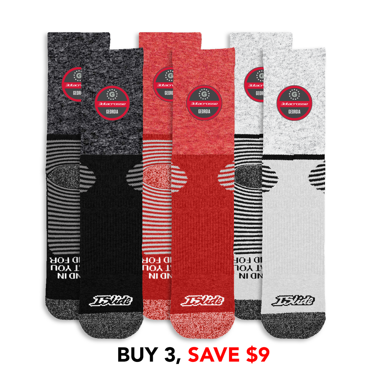 3Step Georgia Primary Socks Bundle