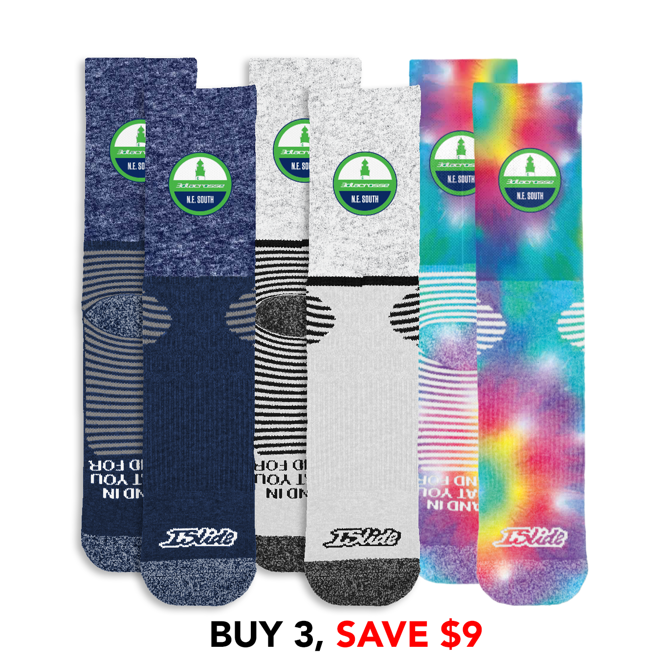 3d NE Primary Socks Bundle