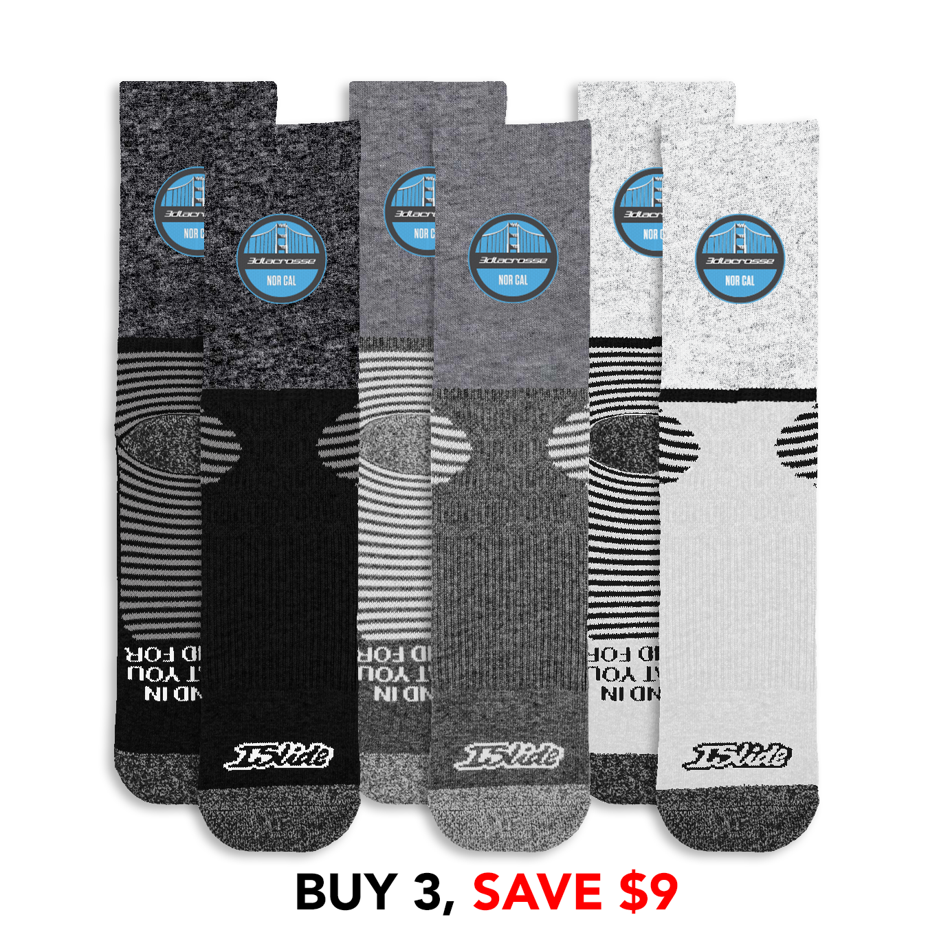 3d Nor Cal Primary Socks Bundle
