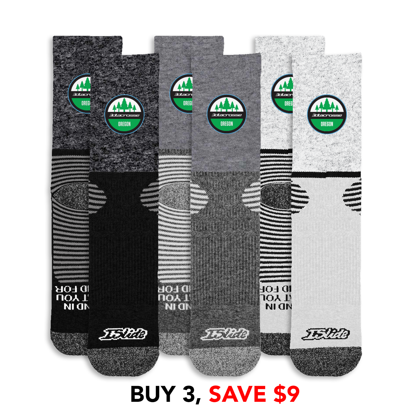 3d Oregon Primary Socks Bundle