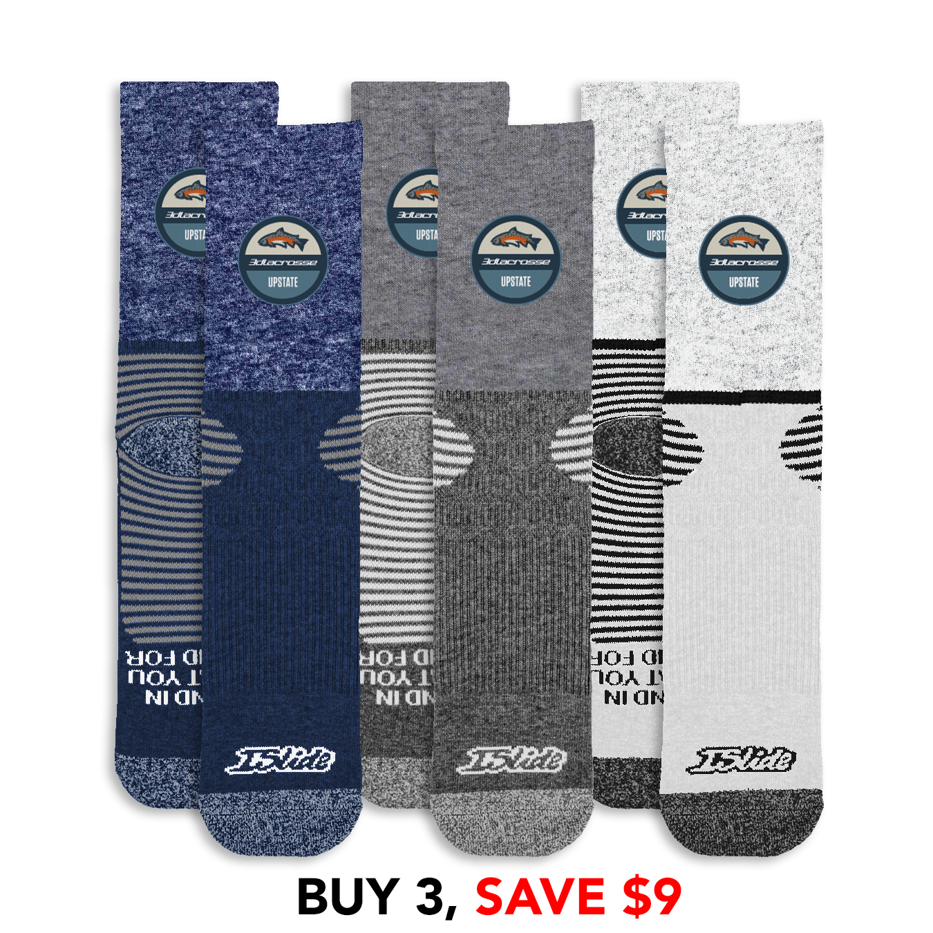 3d Upstate Primary Socks Bundle