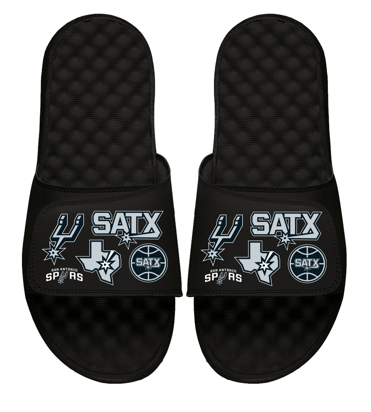 Spurs 23 City Edition White Collage Slides