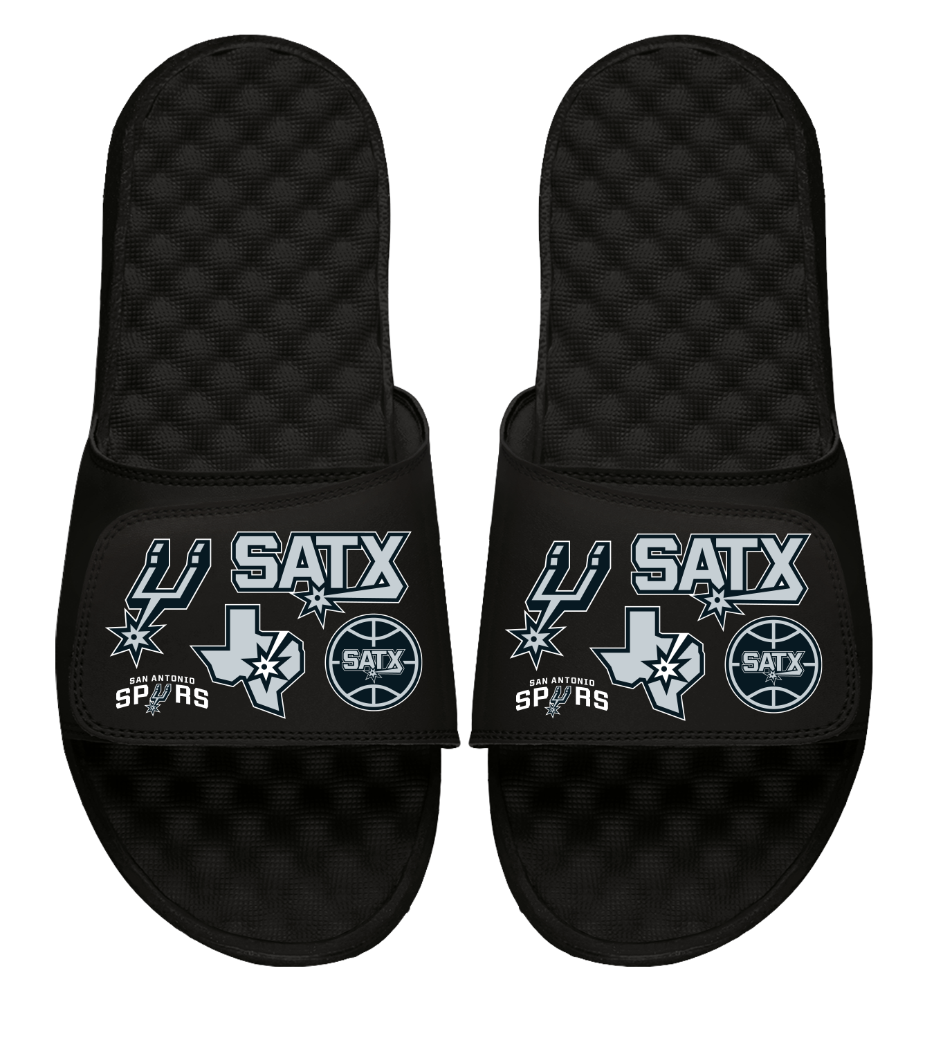 Spurs 23 City Edition White Collage Slides