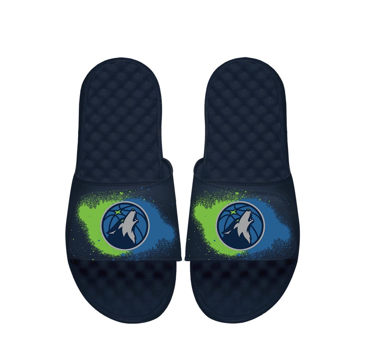 Minnesota Timberwolves Spray Paint Slides