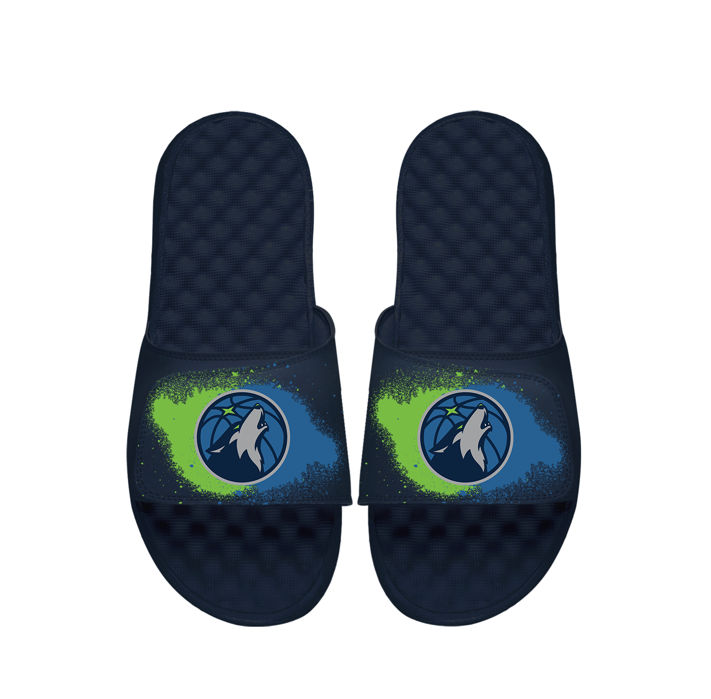 Minnesota Timberwolves Spray Paint Slides
