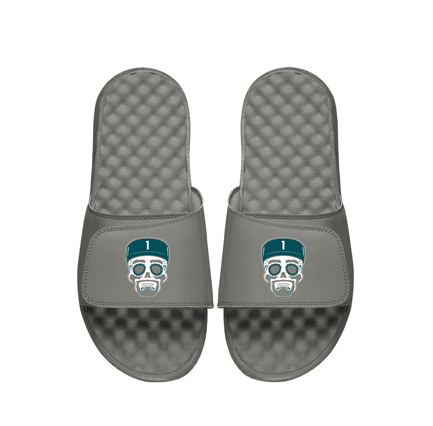 Jalen Hurts Sugar Skull Graphic Breaking T Slides