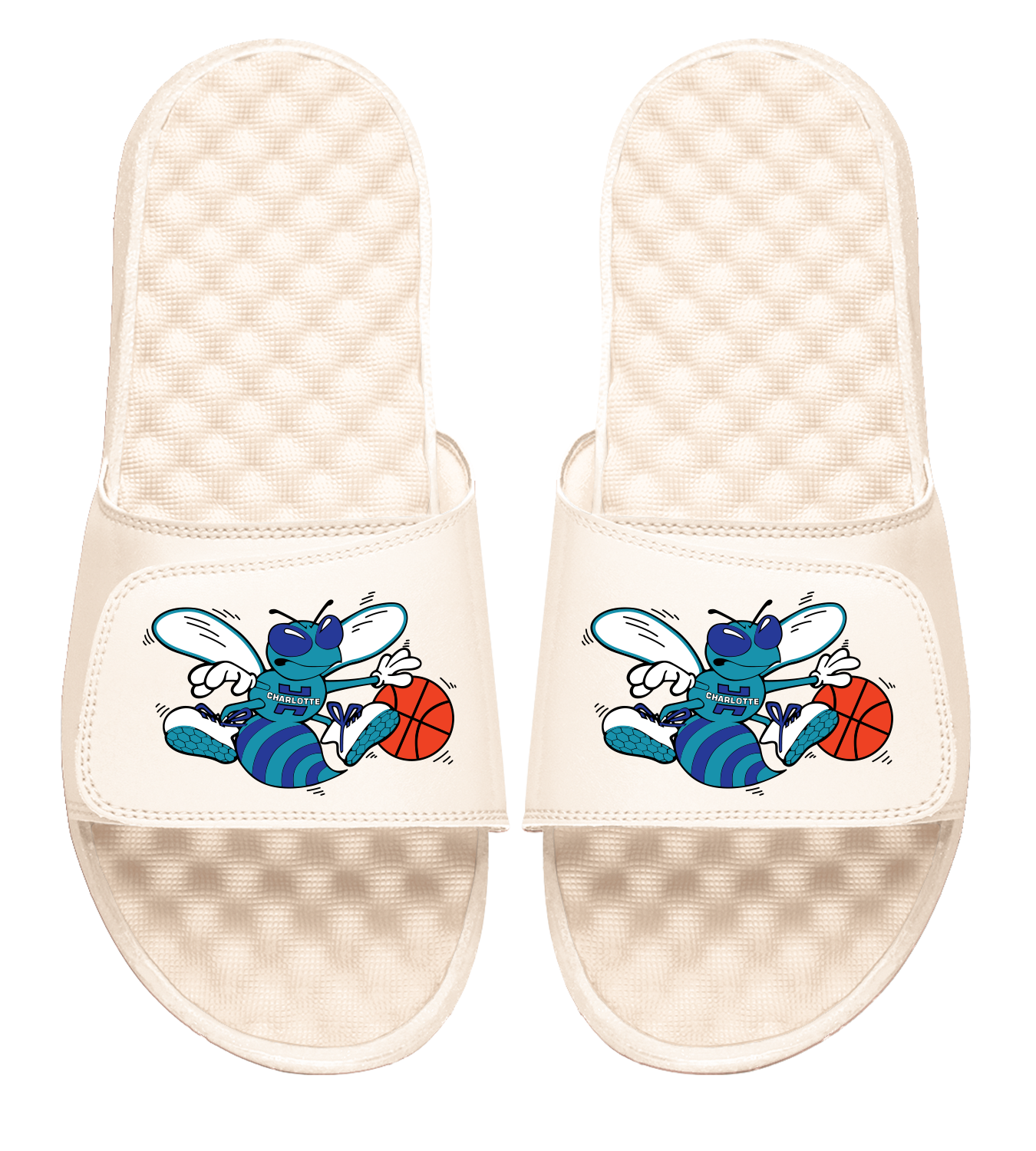 Hornets Cream Slides