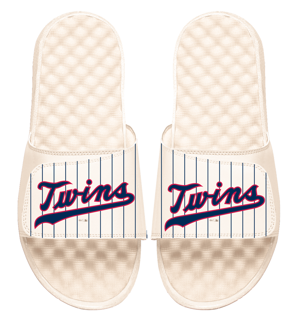 Minnesota Twins Retro Cream Slides