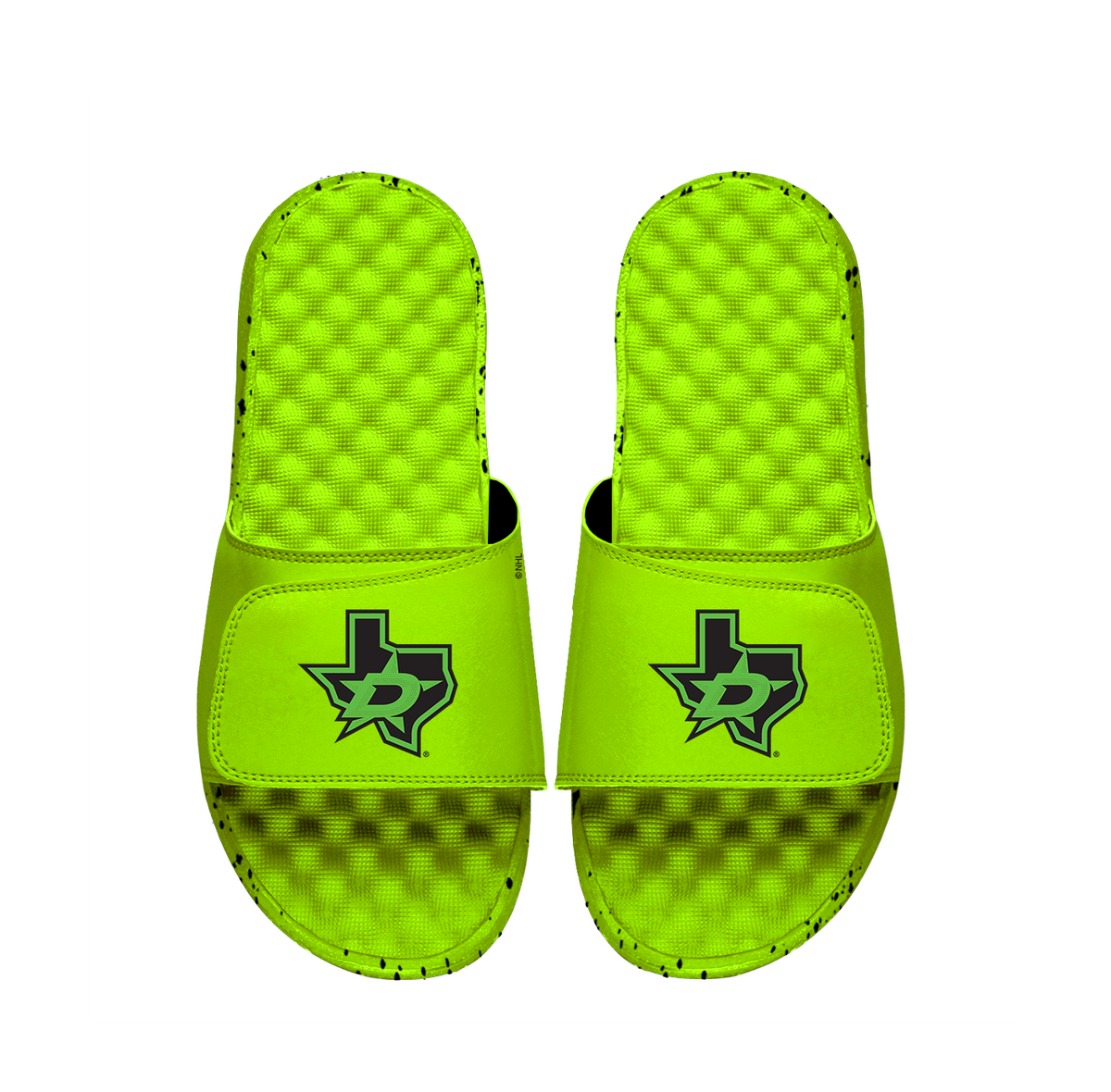 Stars Neon Green Slides