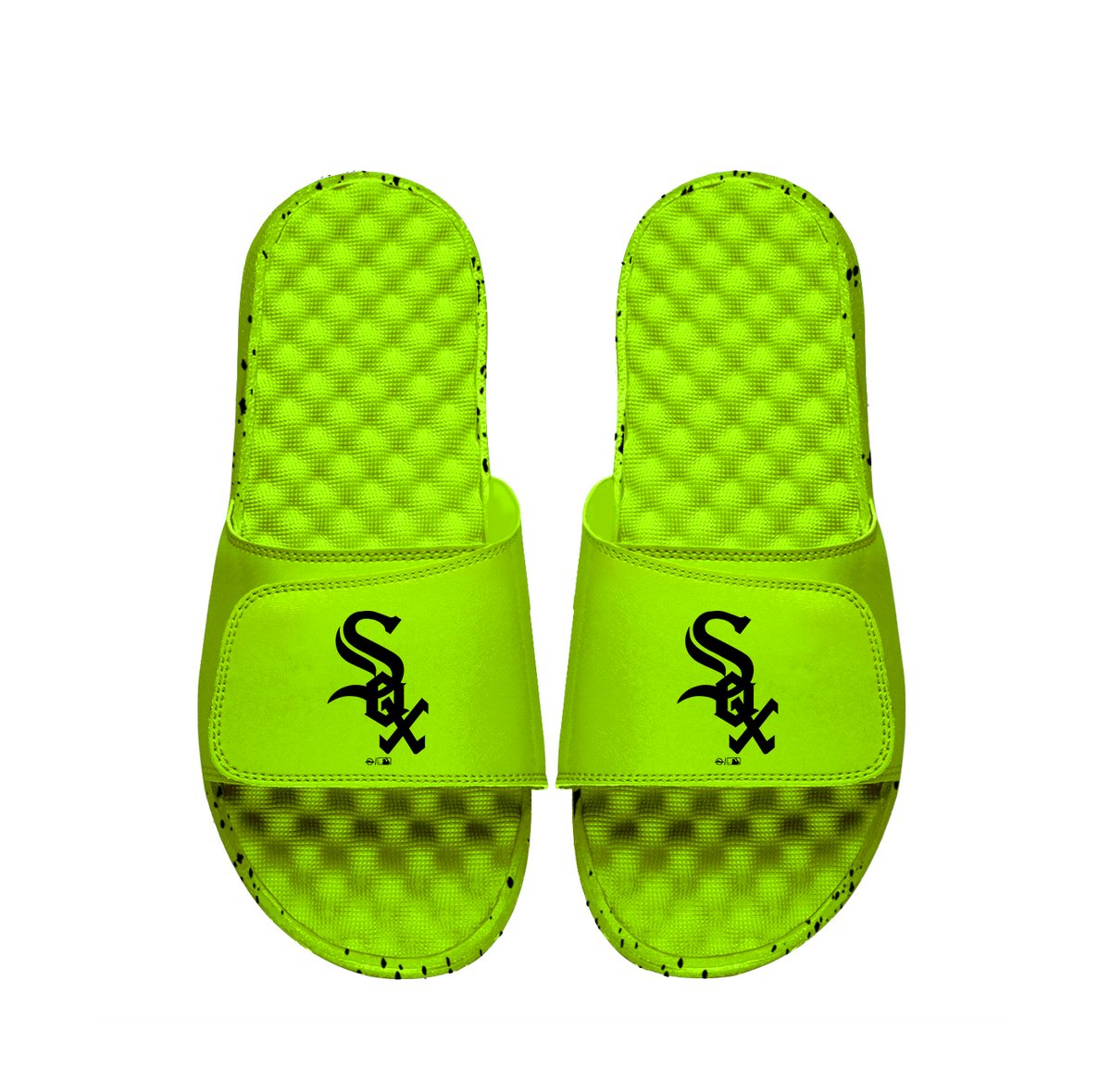 White Sox Neon Green Slides