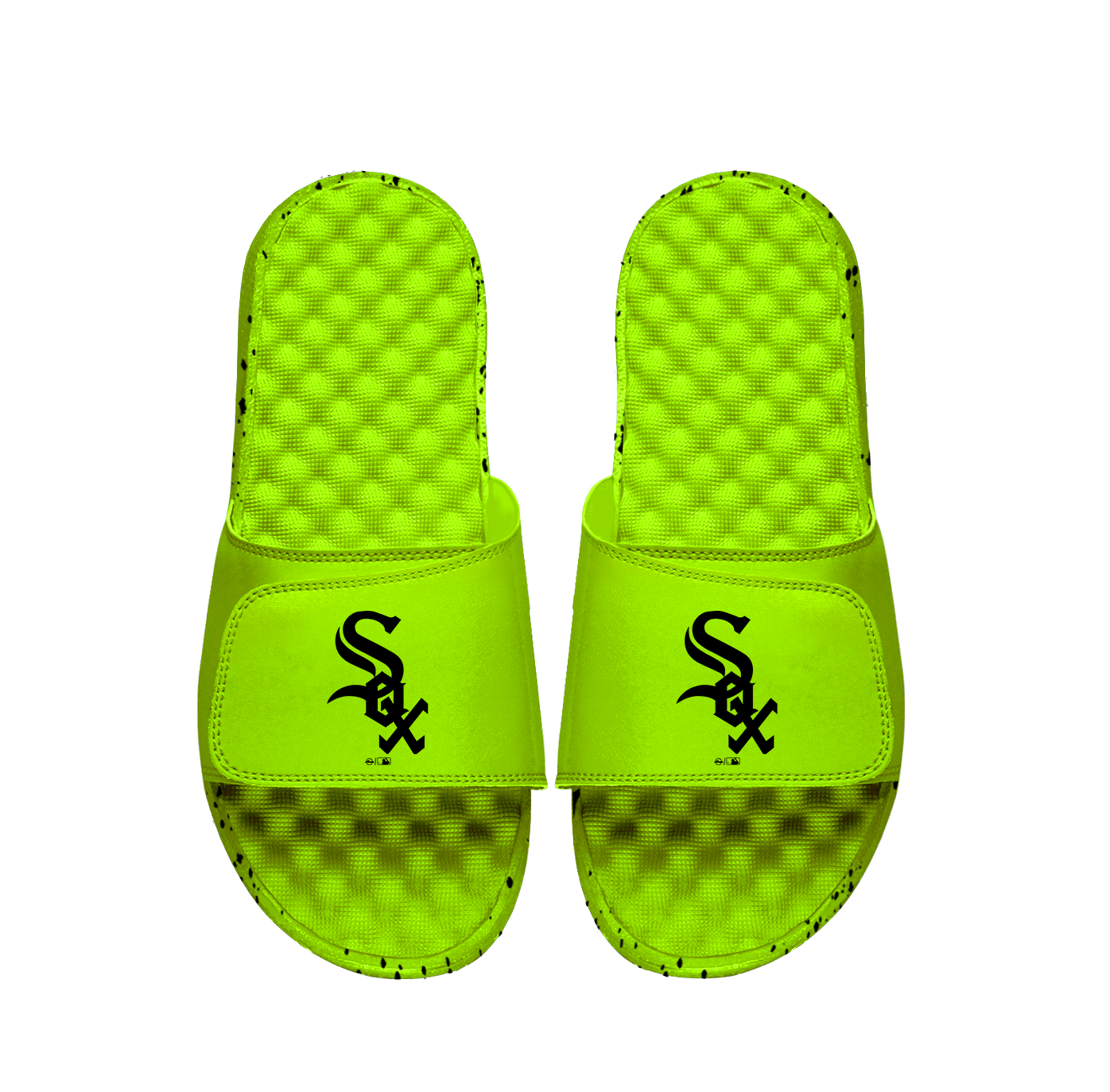 White Sox Neon Green Slides