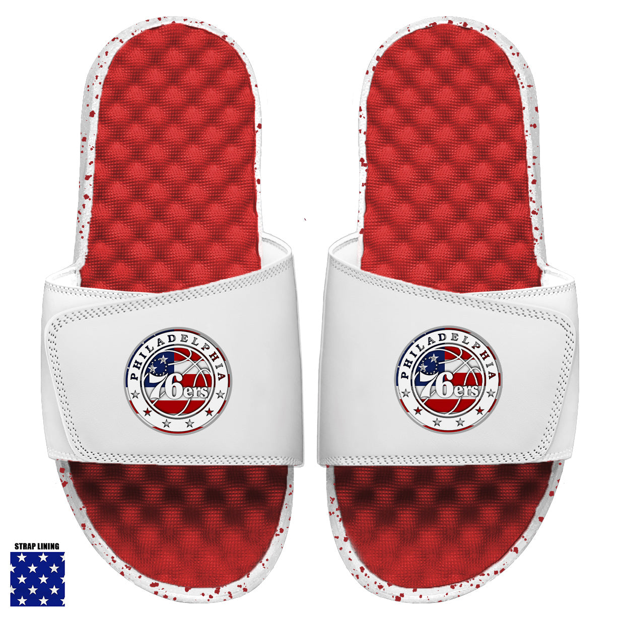Philadelphia 76ers Red Americana Slides