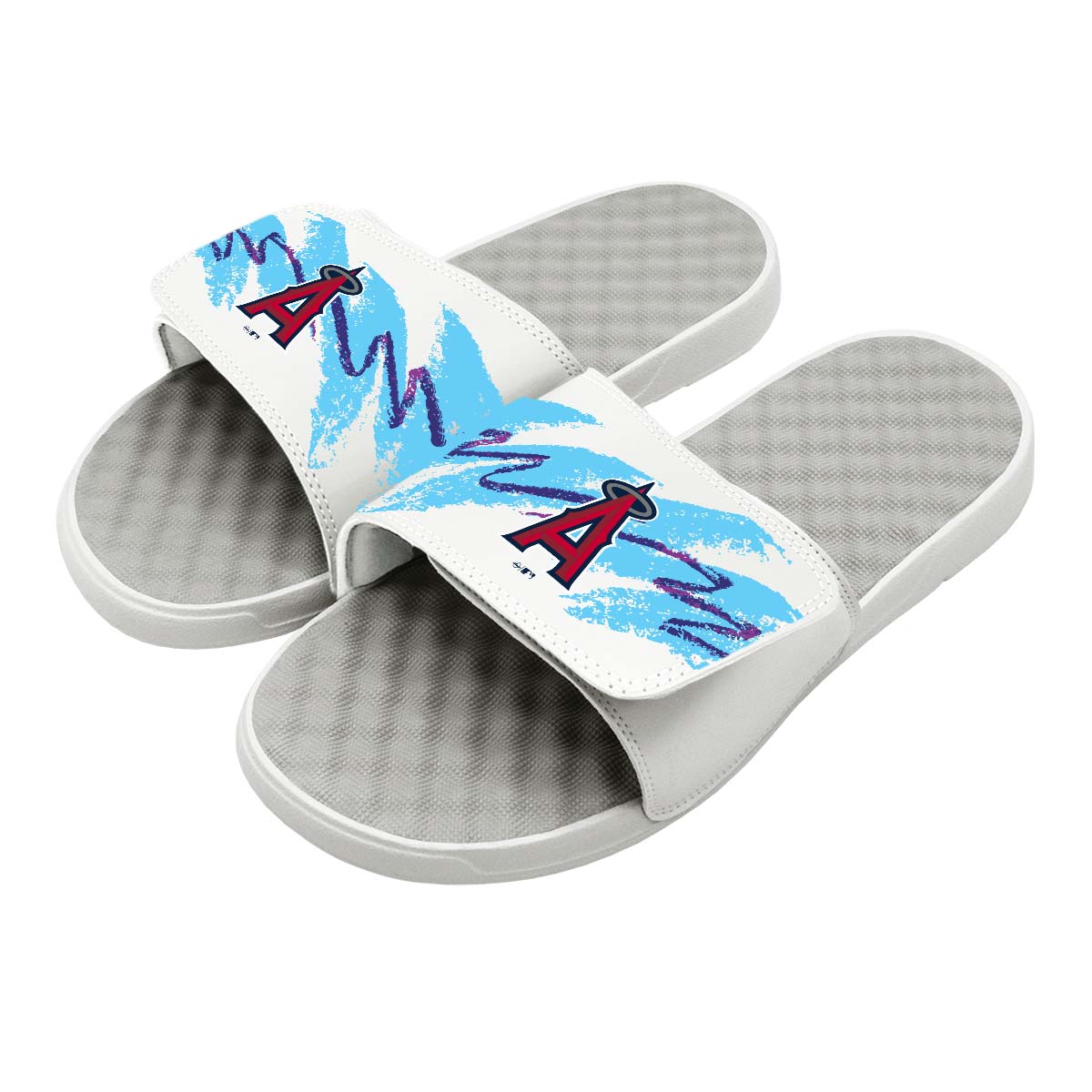 Lids Los Angeles Angels ISlide Youth City Connect Slide Sandals - Cream