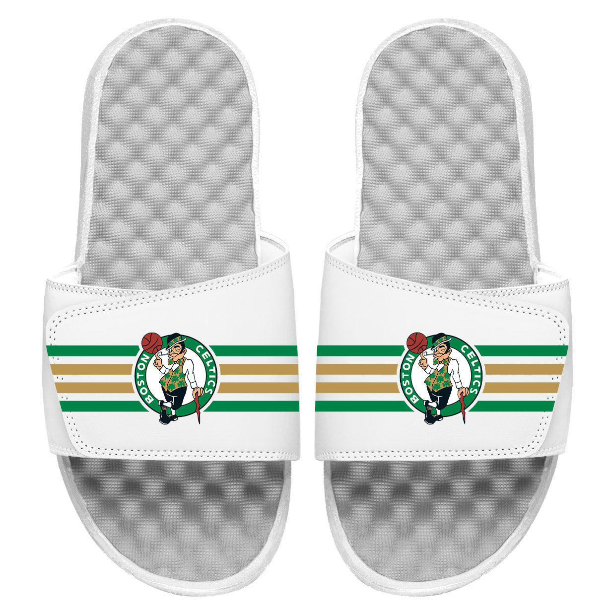 Boston Celtics Stripes Slides