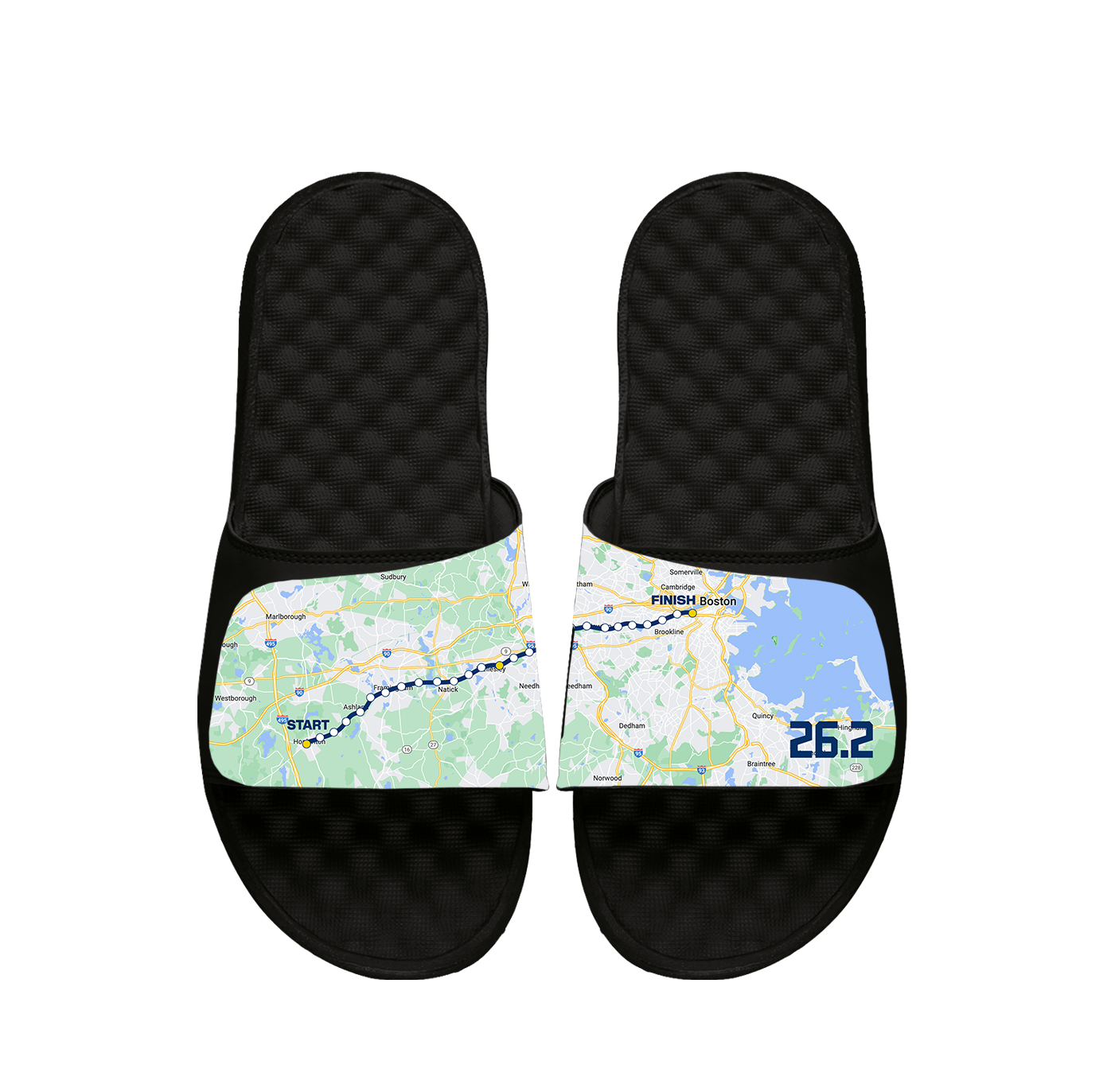 Marathon Map Boston Slides