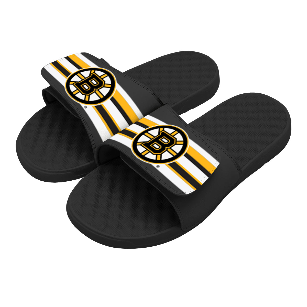 Boston Bruins Stripes Slides