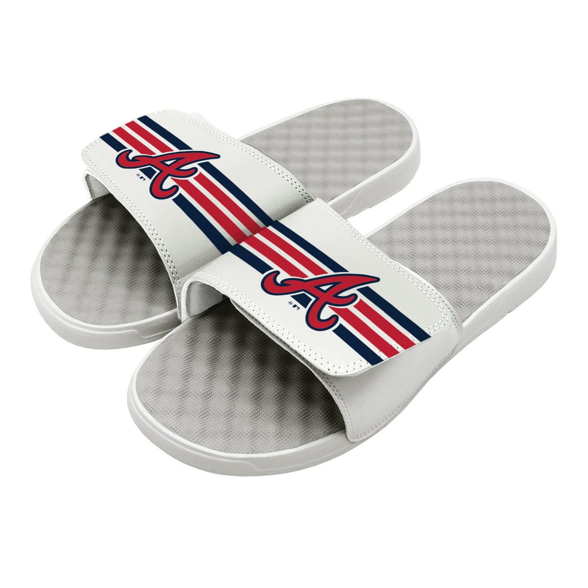 Braves Varsity Stripes Slides