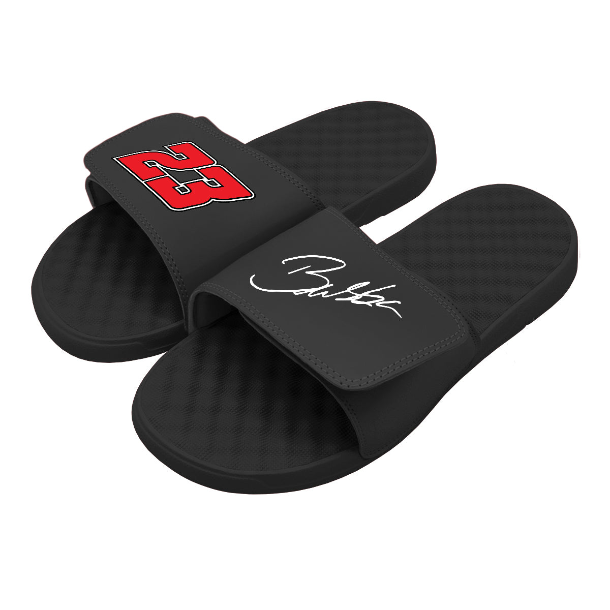 Bubba Wallace Red 23 Signature Slides
