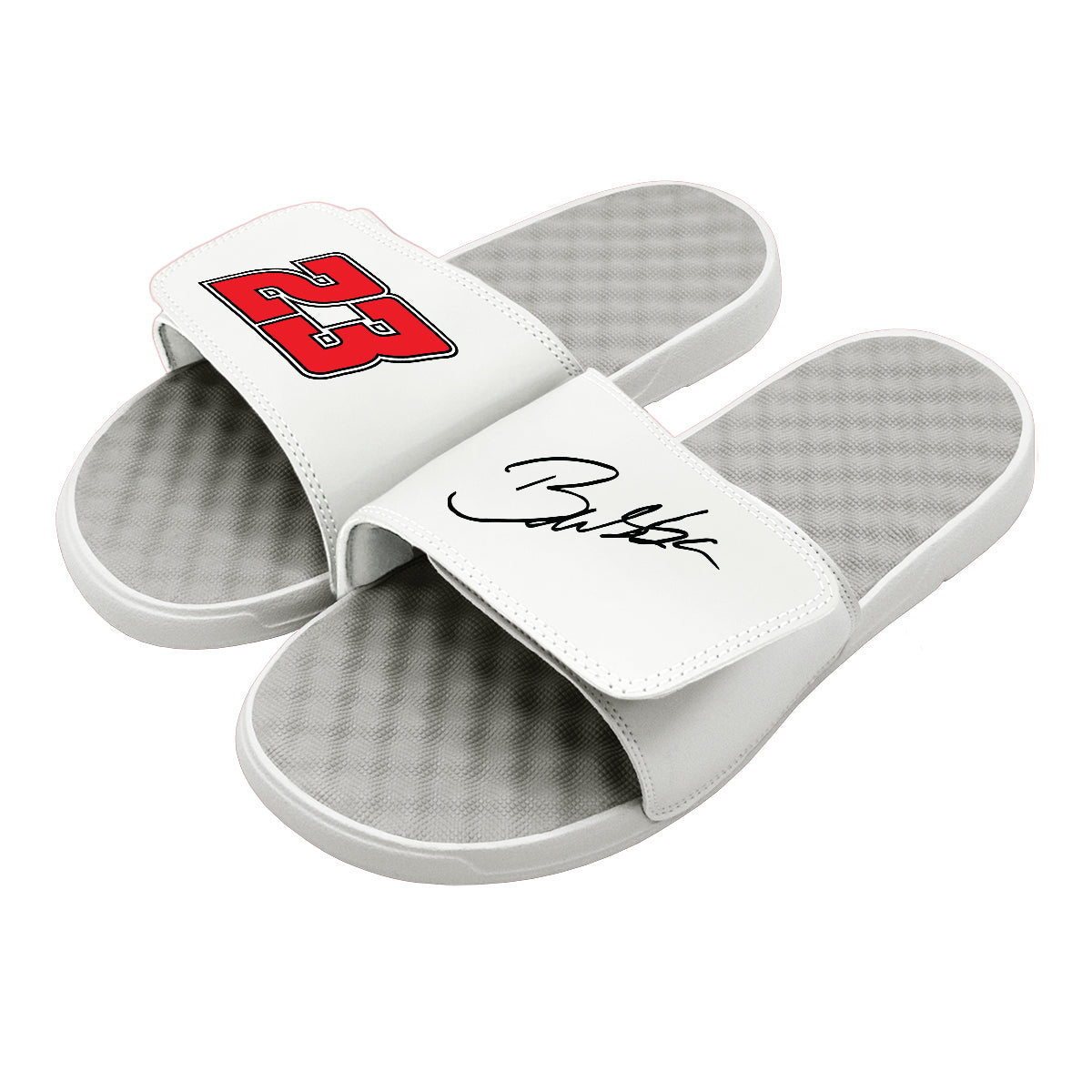 Bubba Wallace Red 23 Signature Slides