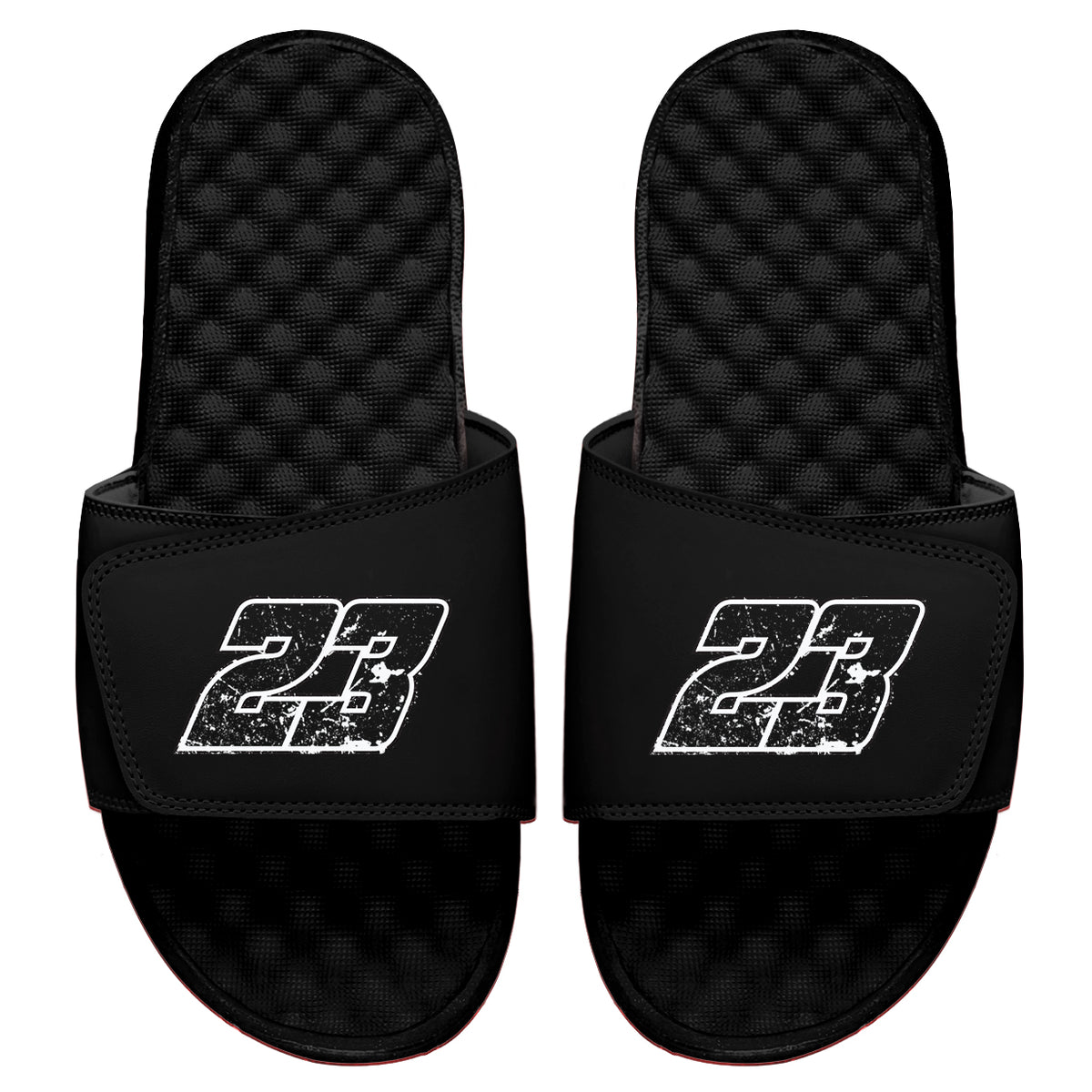 Bubba Wallace 23 Distressed Slides