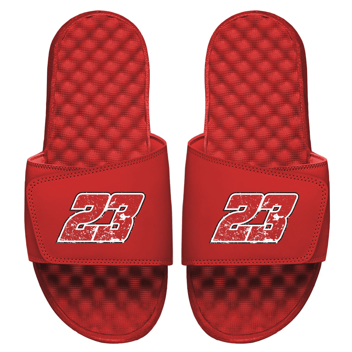 Bubba Wallace 23 Distressed Slides
